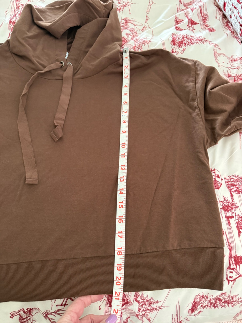 The Drop Brown Women's Hoodie & Jogger Travel Set, XXL - Picture 5 of 11